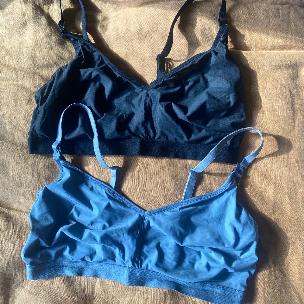 Negative Underwear silky nursing bras set of 2